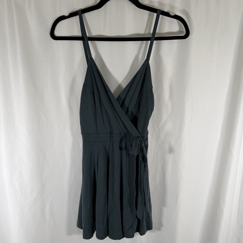 Kimchi Blue Mini Dress Women's Small Green Sleeveless Strappy Modal Blend